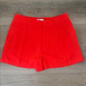 Madewell High Waist Red Women's Shorts